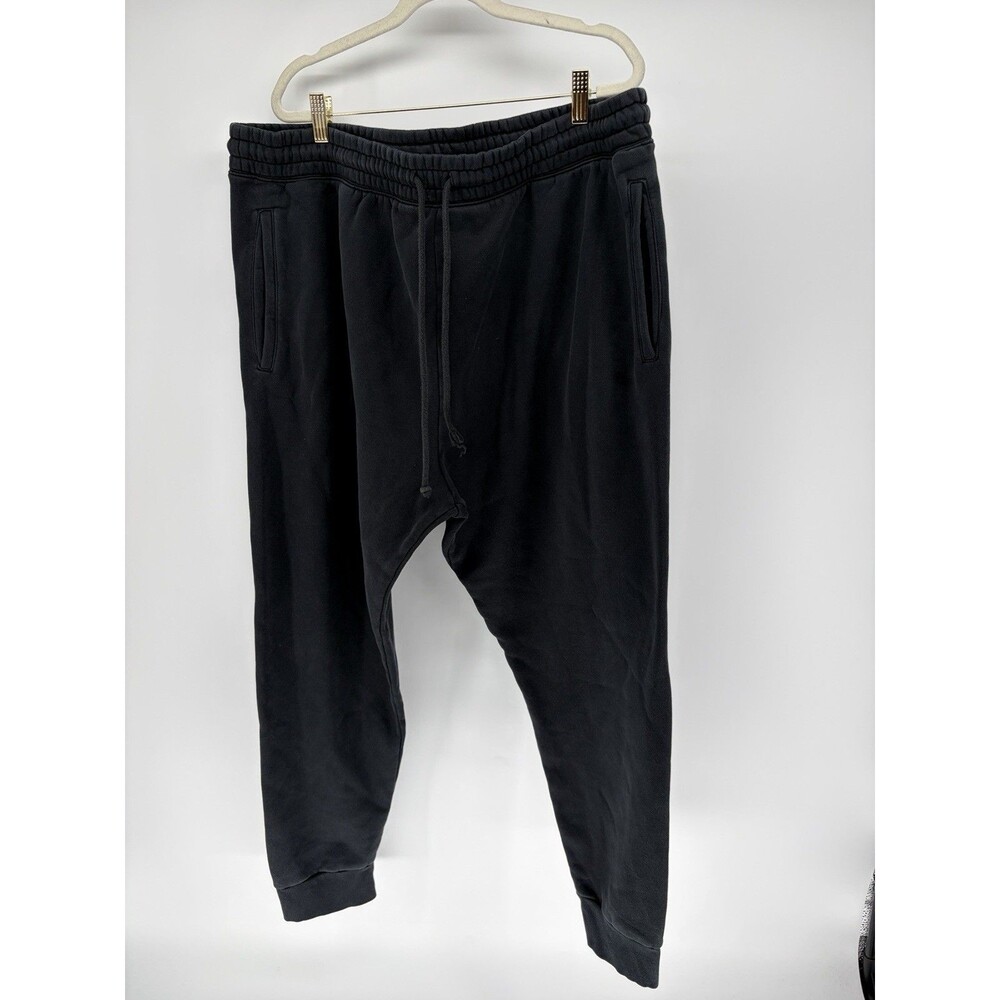 Skims Unisex Tapered Fit Cotton Blend Joggers Unisex 2XL Black Comfort